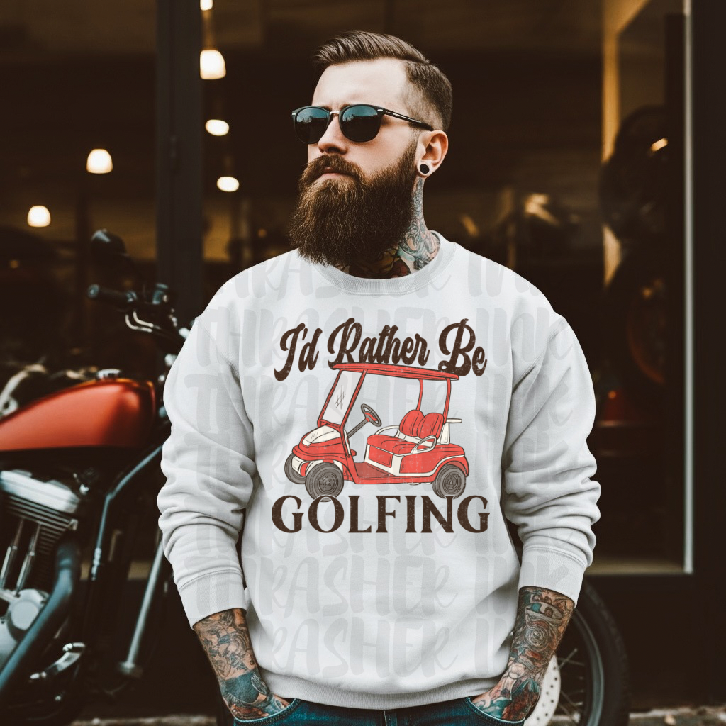 I’d rather be golfing