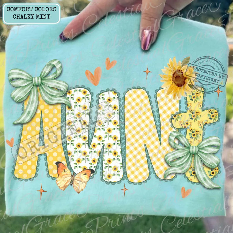 Aunt (comfort color mock)