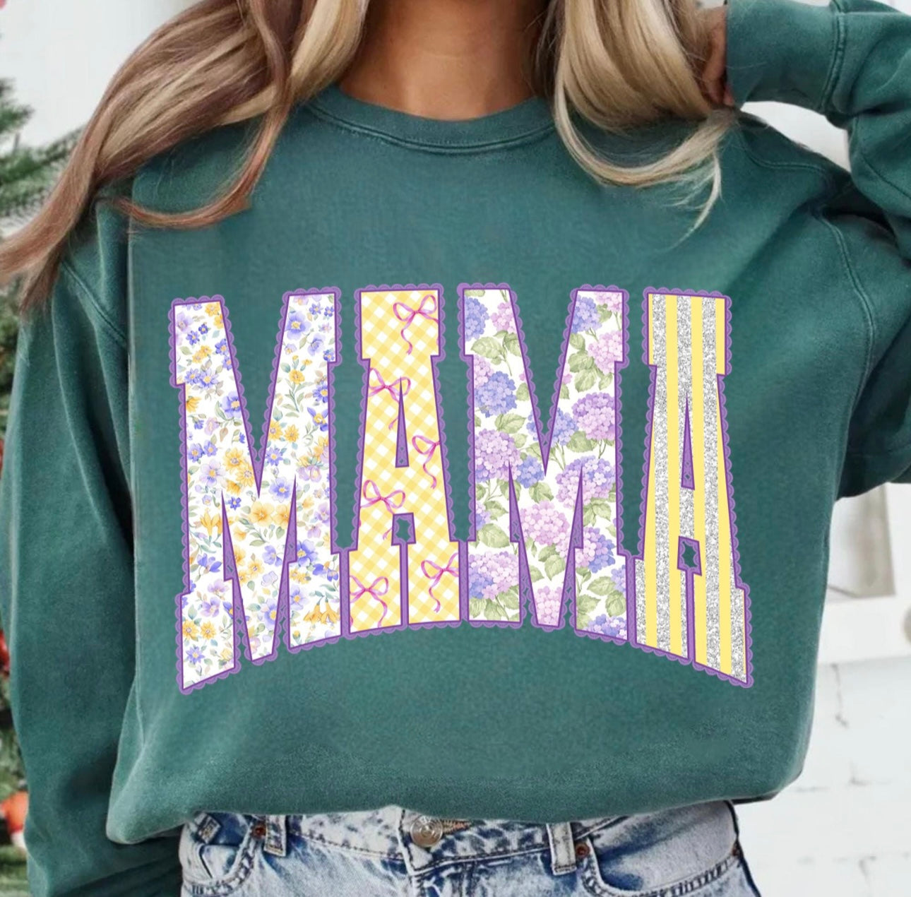 Mama (comfort color mock)