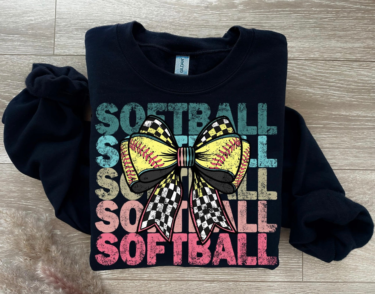 Stacked softball