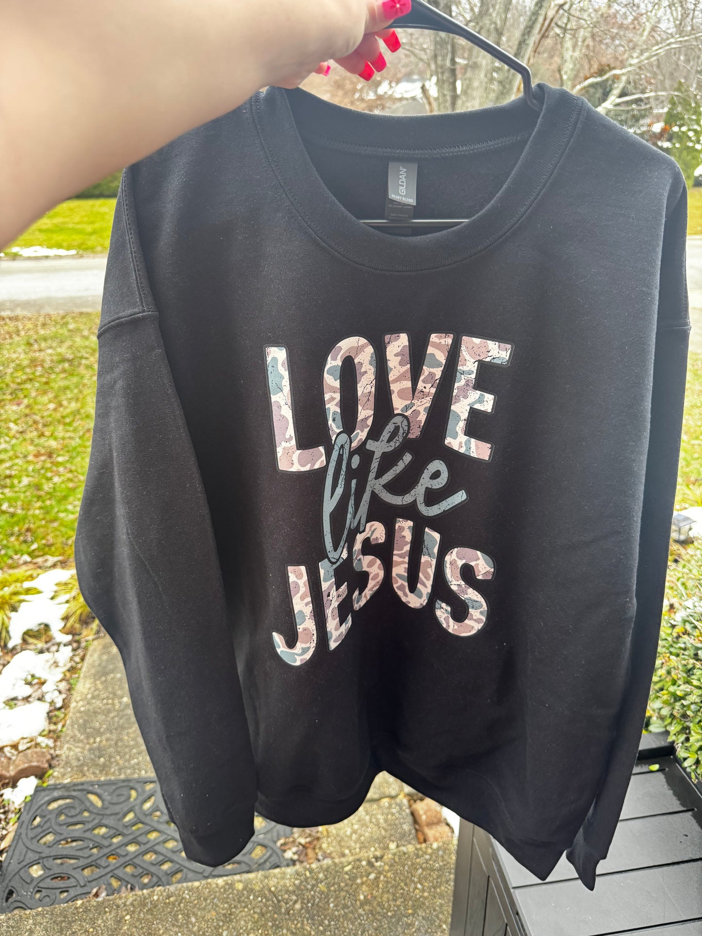 Large sweatshirt