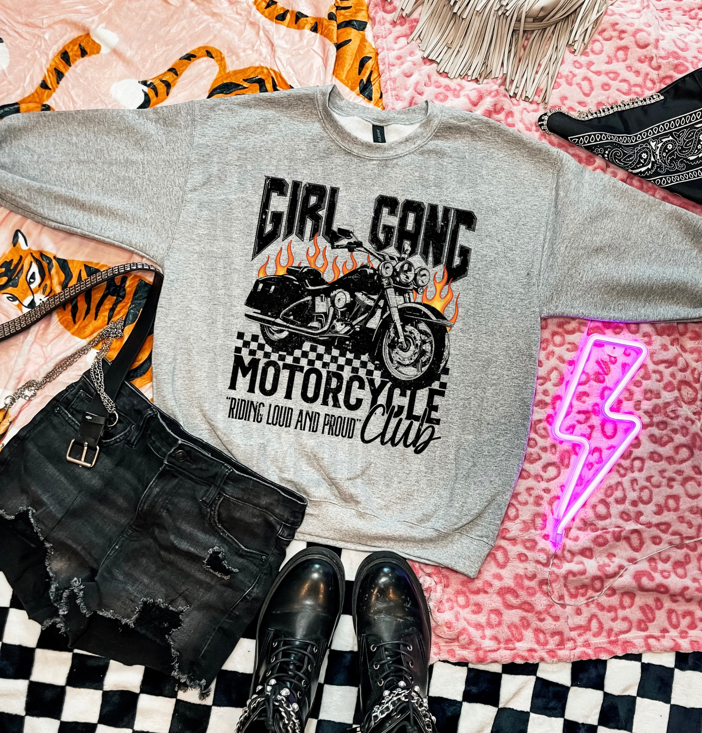 Girl gang motorcycle club