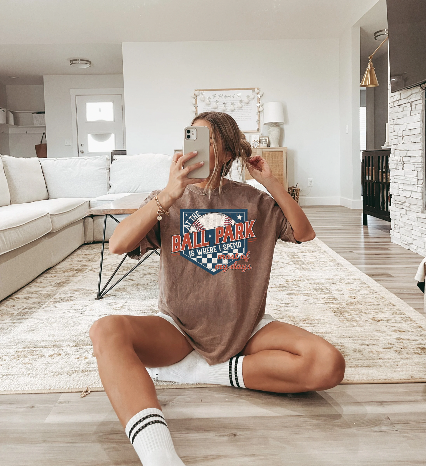 At the ball park - baseball