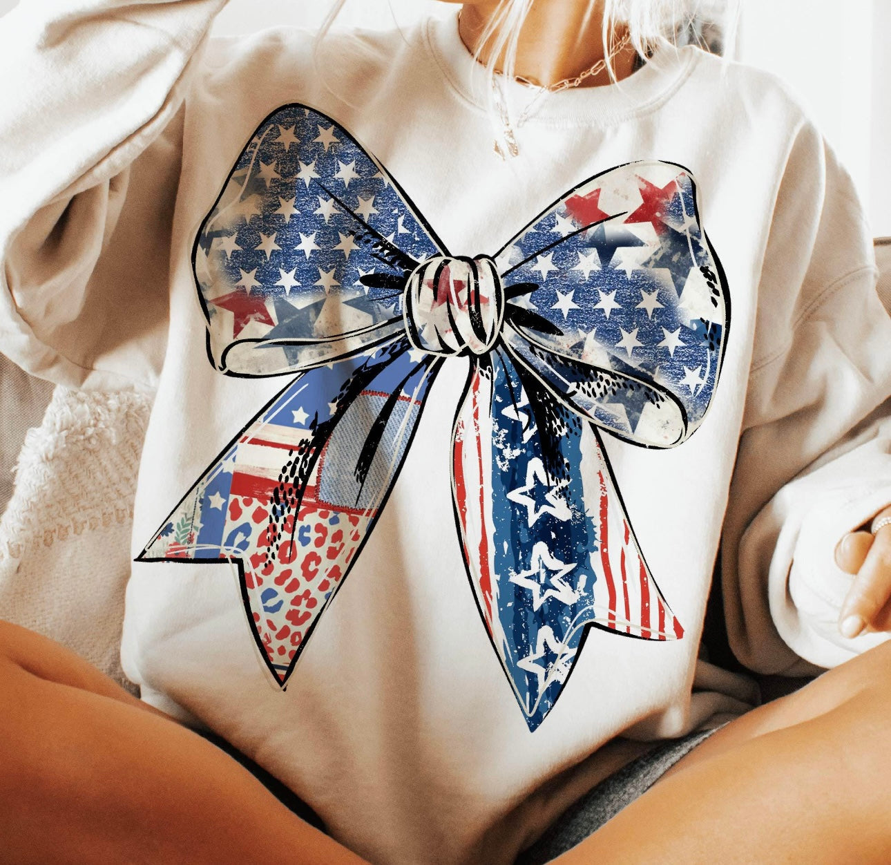 Patriotic bow