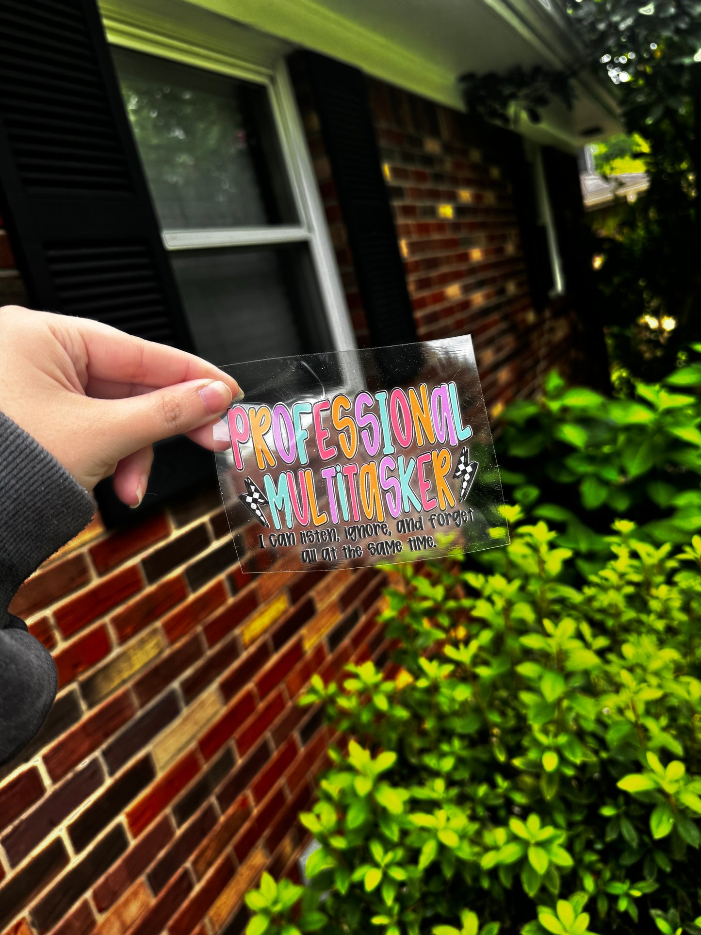 UV DTF decal