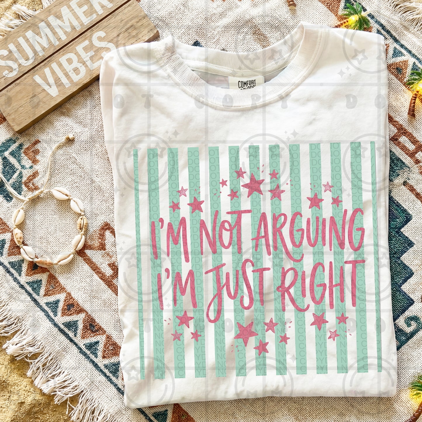 I’m not arguing I’m just right