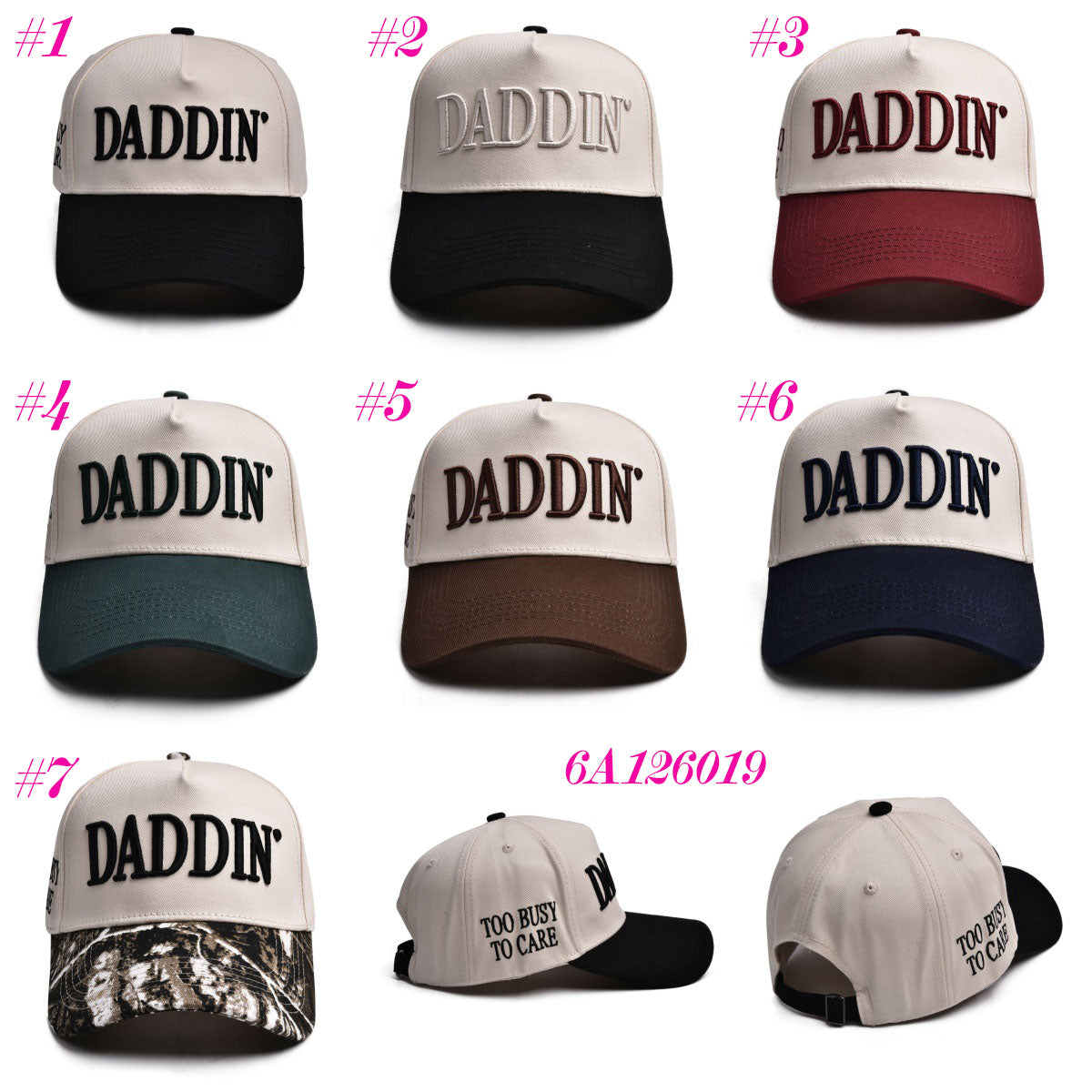 Daddin embroidered hat