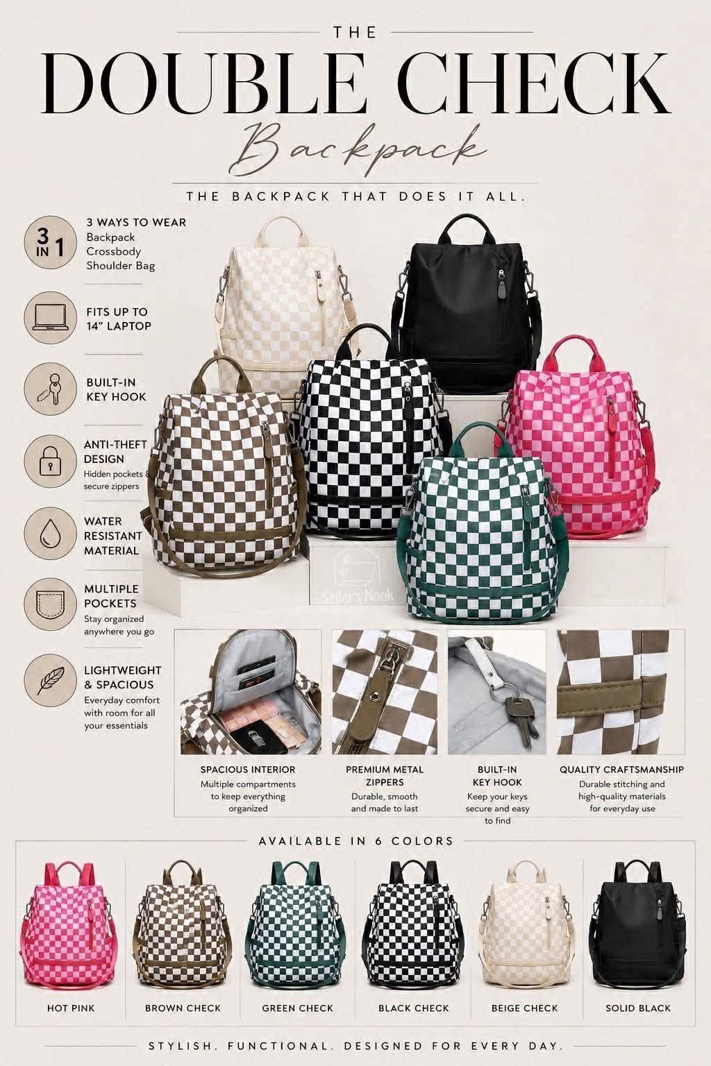 backpack (see 2nd pic for all info)