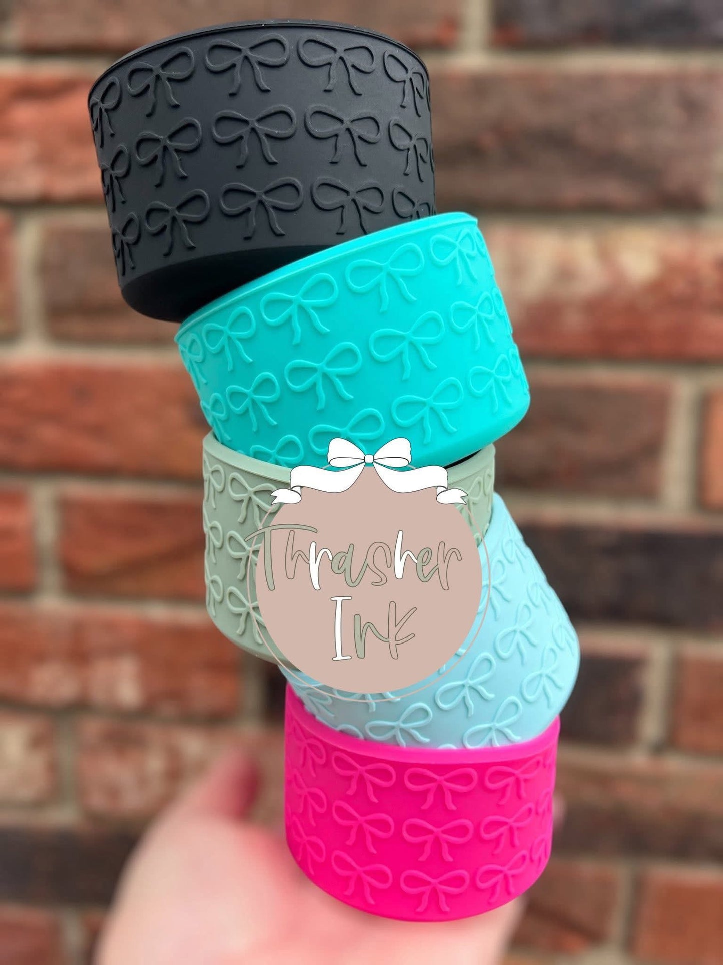 Matte hot pink tumbler boot