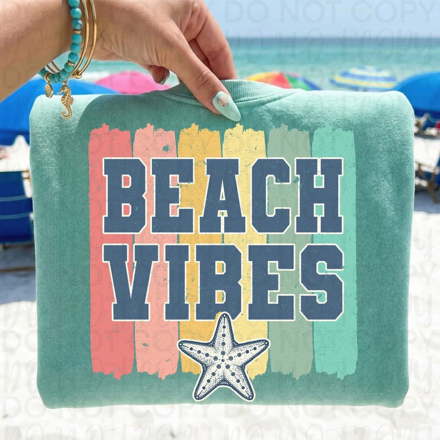 Beach vibes (comfort color mock)