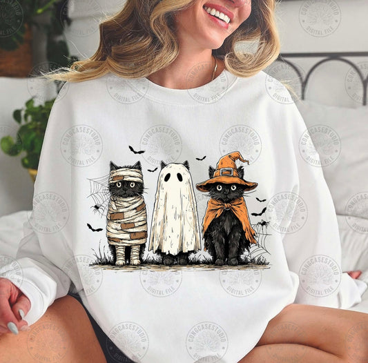 Halloween cats