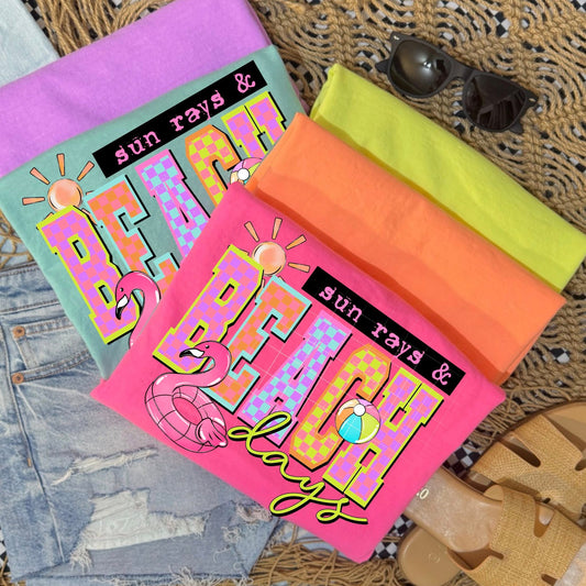 Beach days (comfort color mock)