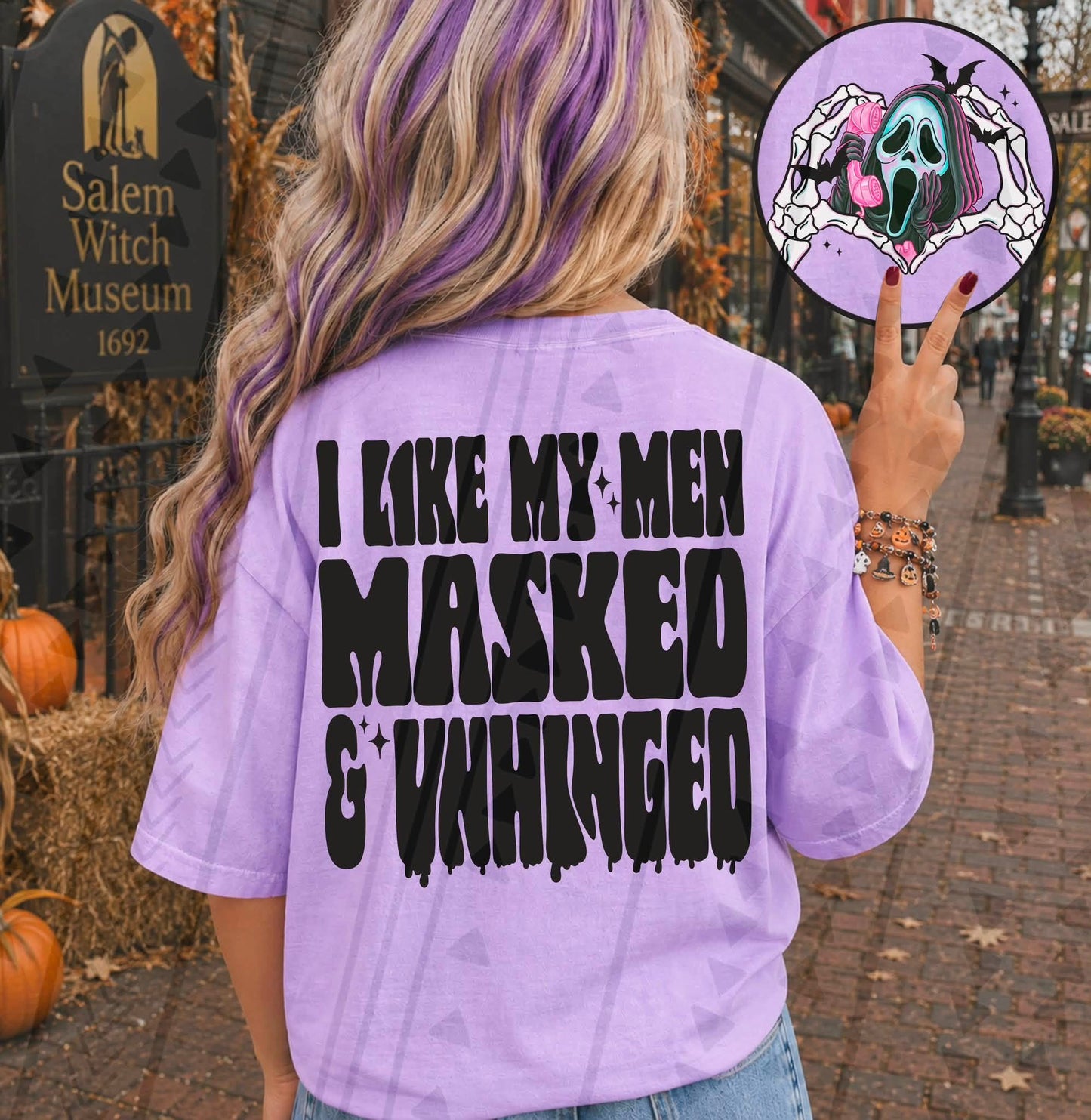 Masked and unhinged (CC mock)