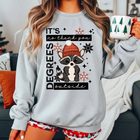 It’s no thank you degrees