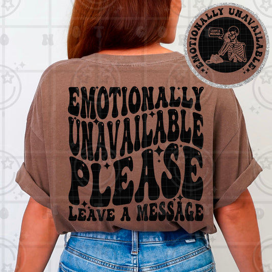 Emotionally unavailable (Expresso Comfort Color)