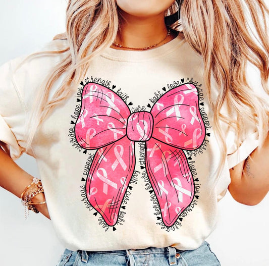 Breast cancer bow