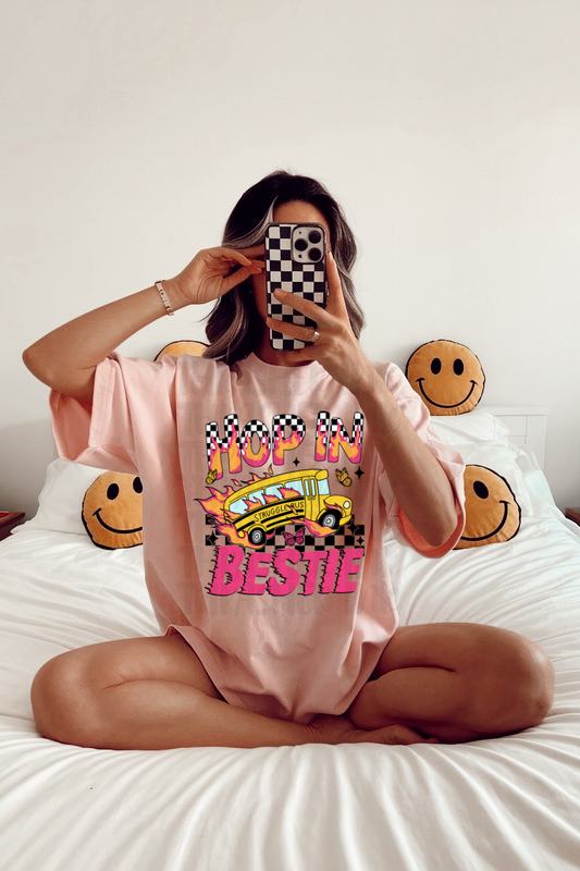 Hop in bestie