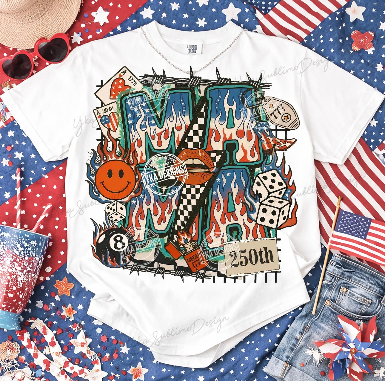 mama America 250th celebration
