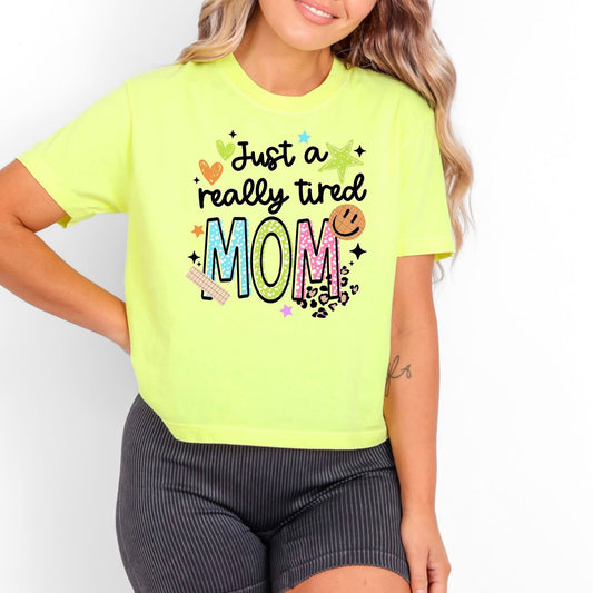 Just a really tired mom (comfort color mock)