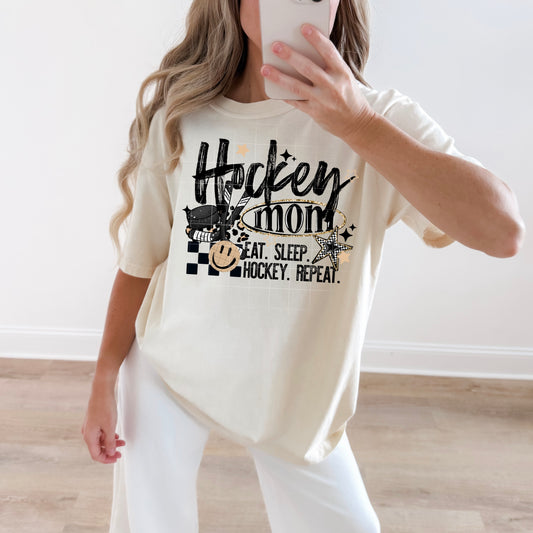 Hockey mom (comfort color mock)
