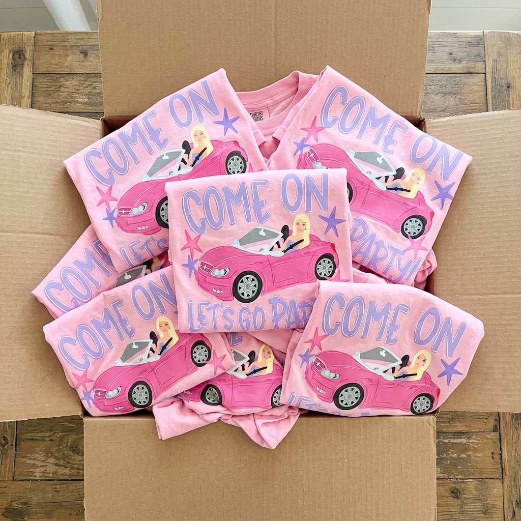 Let’s go party (comfort color mock)