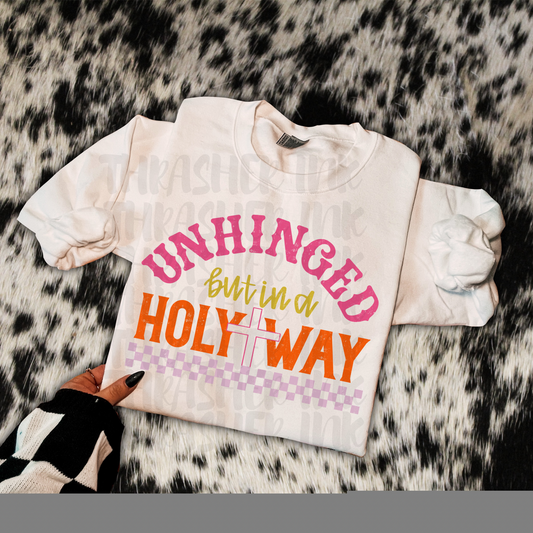 Unhinged but in a holy way