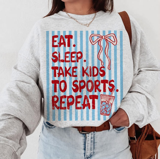 Eat. Sleep. Take kids to sports. Repeat