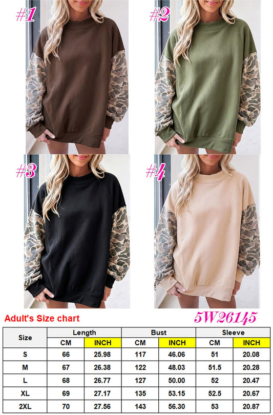 Women's camo sweater TAT NOVEMBER