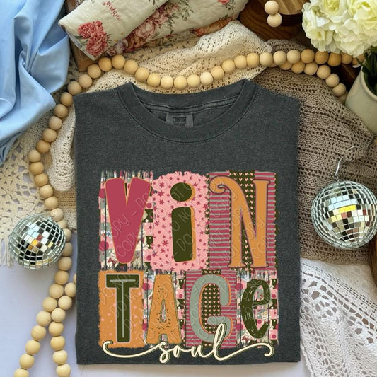 Vintage soul (comfort color mock)