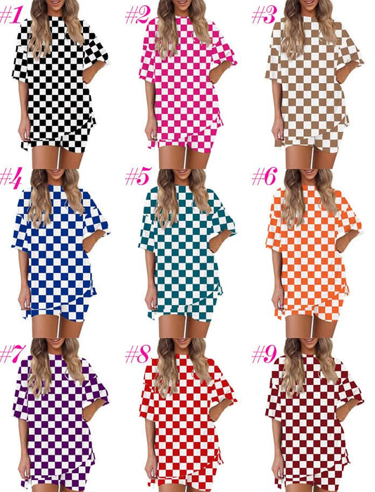 Checkered Comfy set