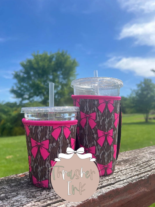 16oz koozie with handle