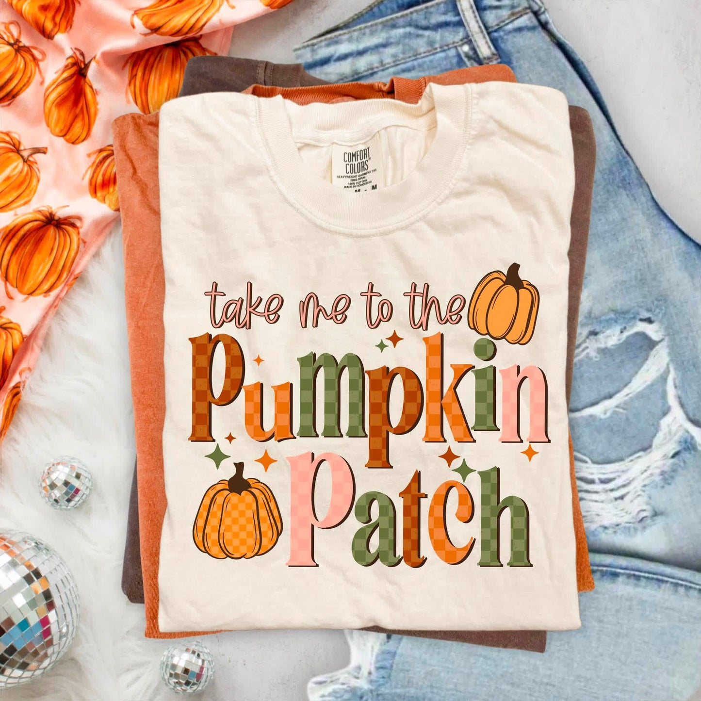 Take me to the pumpkin patch (comfort color mock)