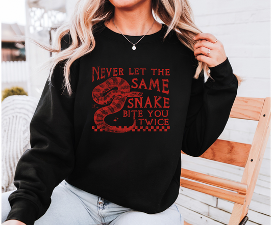 Never let the same snake