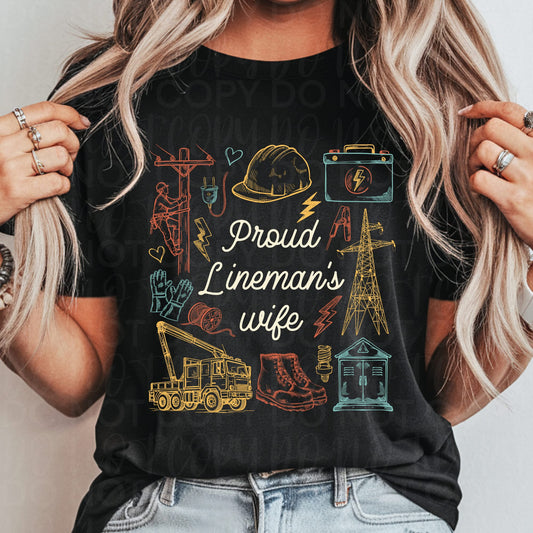 Proud lineman wife