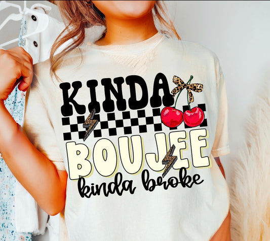 Kinda boujee (comfort color mock)
