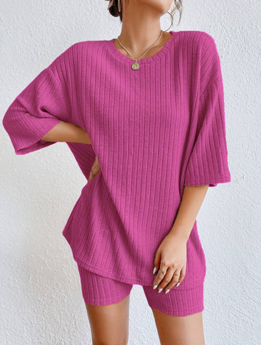 Ribbed comfy set