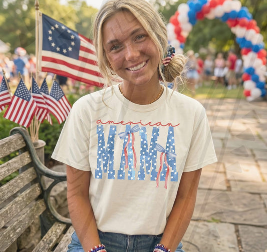 American mama (comfort color mock)