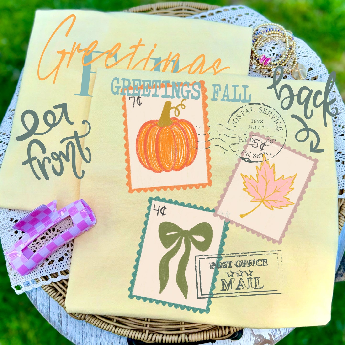 Fall greetings (comfort color mock)