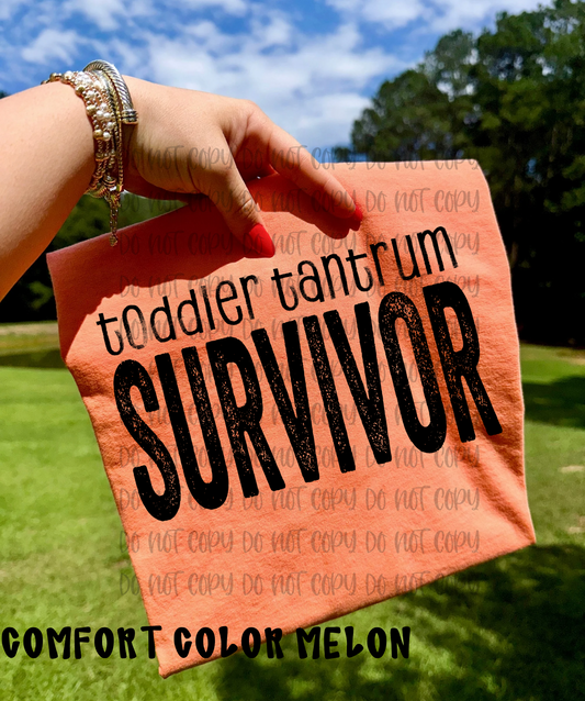 Toddler tantrum survivor