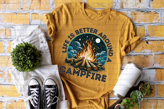 Life is better around a campfire