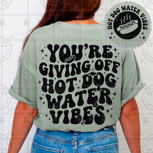Hot dog water vibes (comfort color mock)