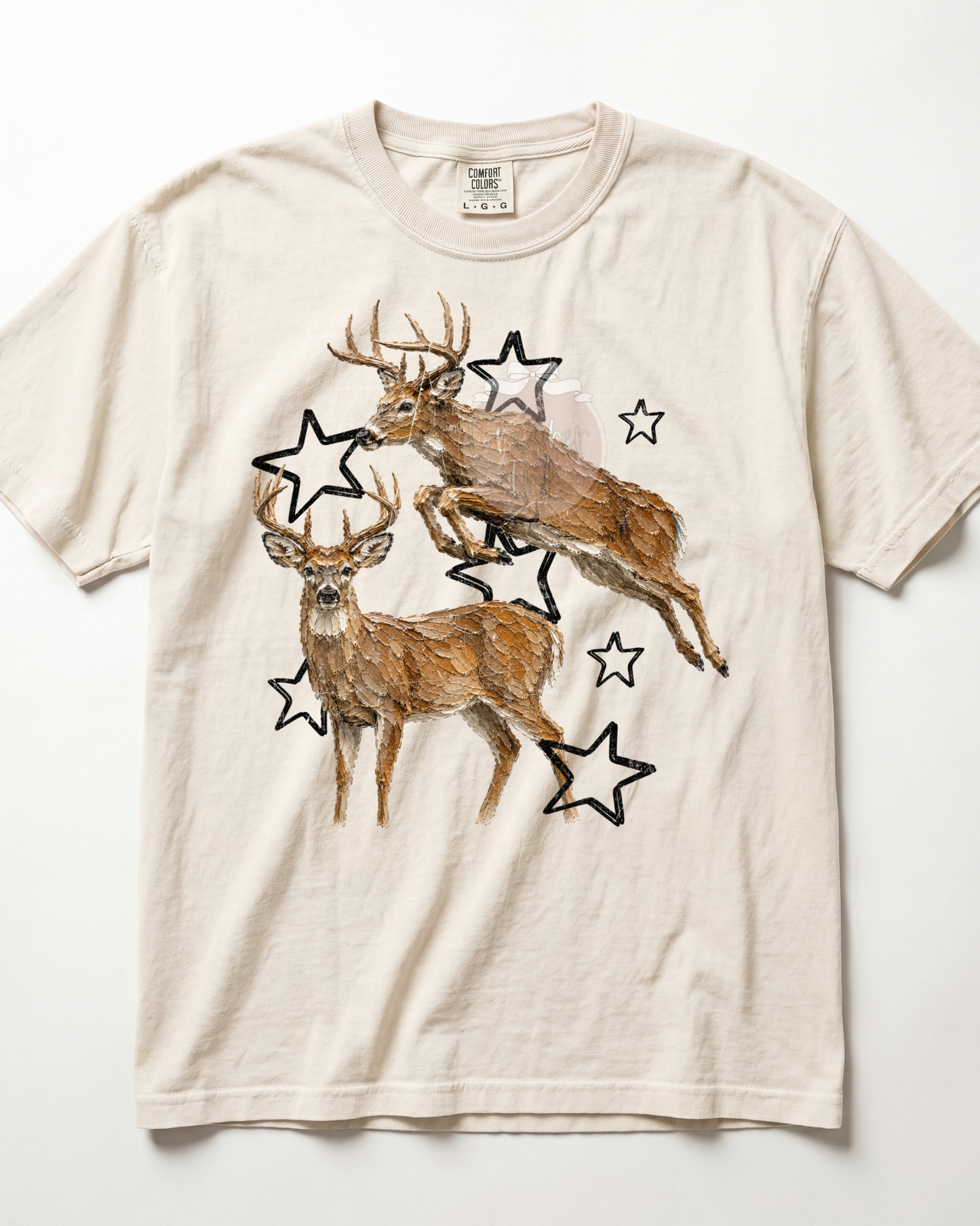 Deer (comfort color mock)