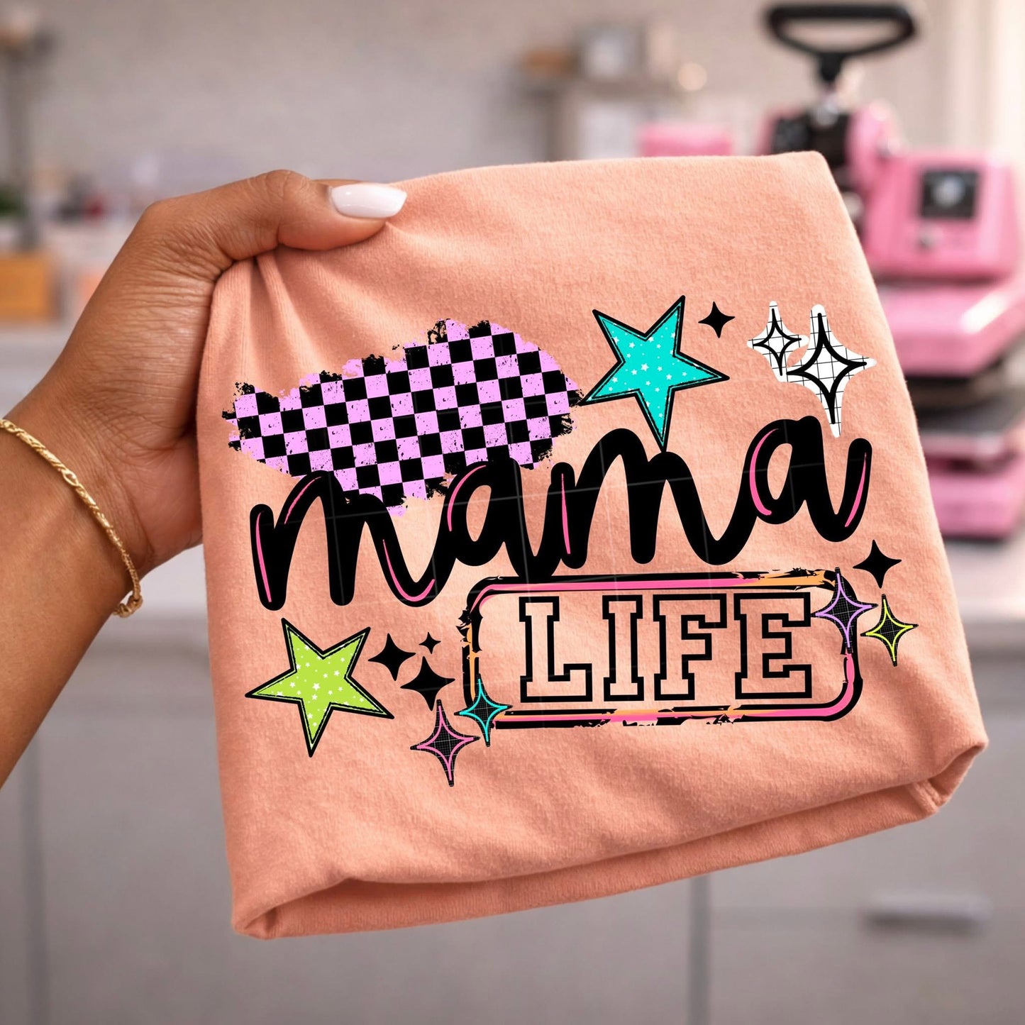 Mama life (comfort color mock)