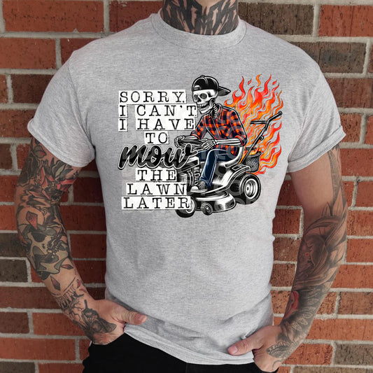 I have to mow the lawn