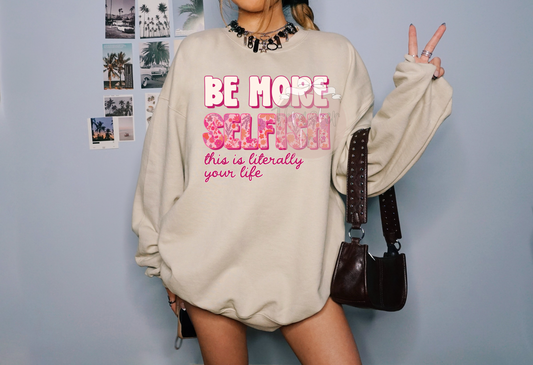 Be more selfish