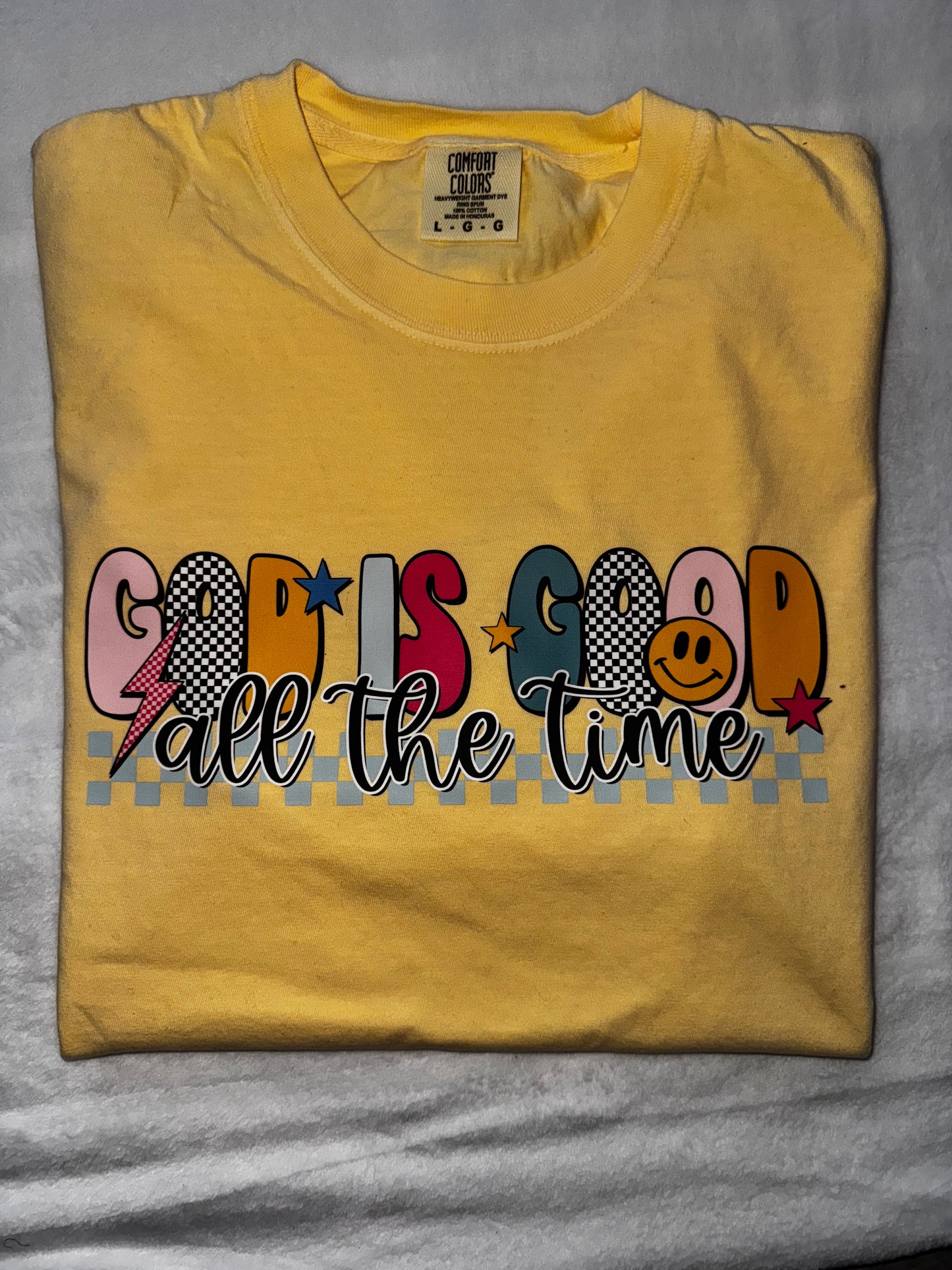 L comfort color tshirt
