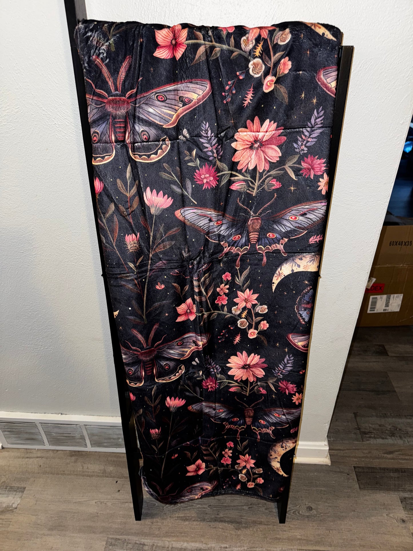 Night garden blanket 60x80
