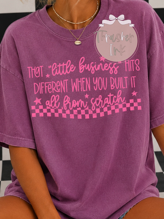 That little business hits different when you built it all from scratch (comfort color mock)