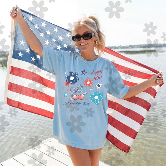 Happy 4th (Comfort color mock)