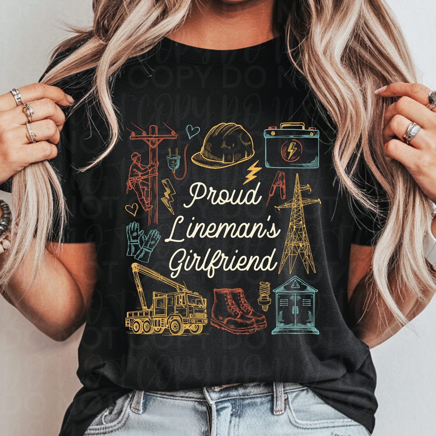 Proud lineman girlfriend